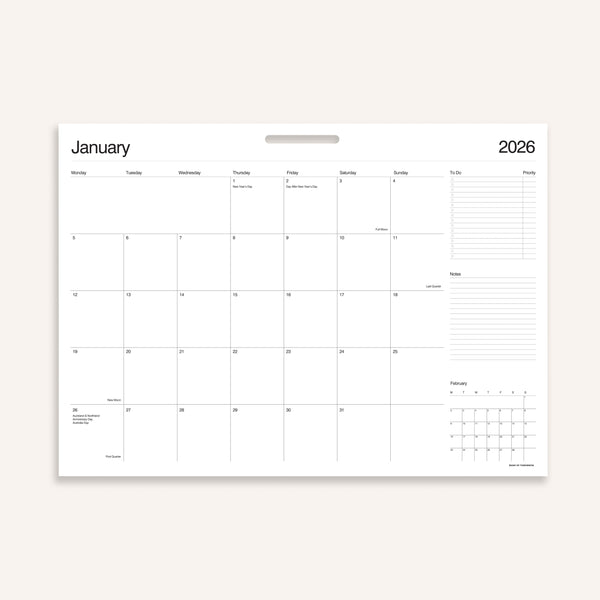 2026 Monthly Planner