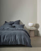 Ravello Linen Quilt Cover | Denim | King