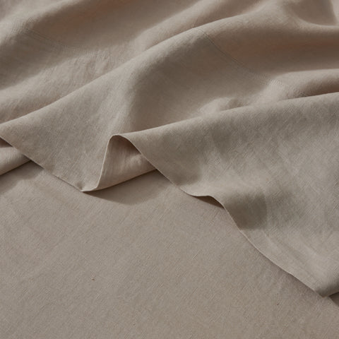 Ravello Linen Flat Sheet | Shell | King