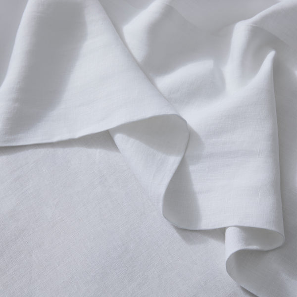 Ravello Linen Flat Sheet | White | King