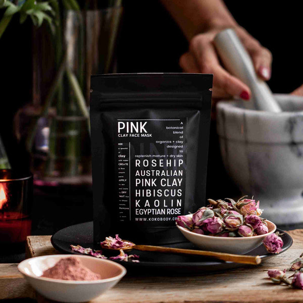 Pink Clay Mask | Hibiscus & Rosehip