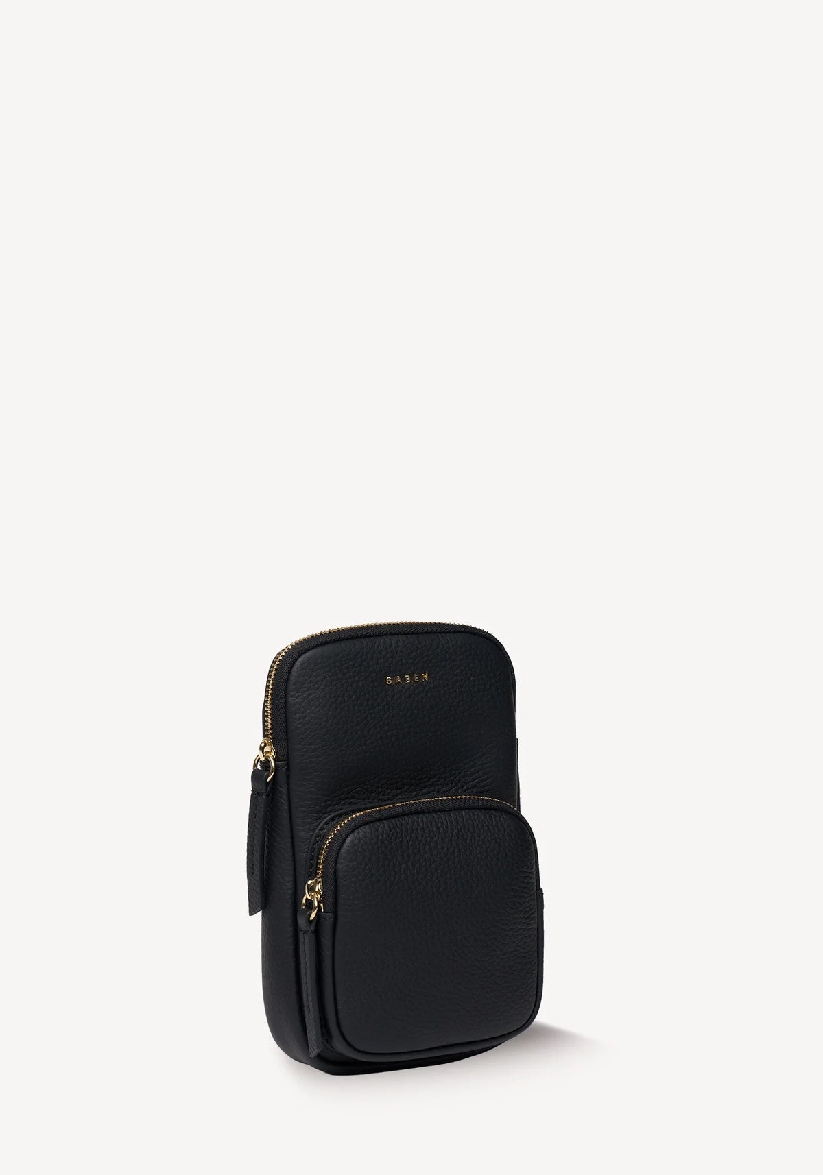 Nikko Pocket Phone Sling | Black Luxe