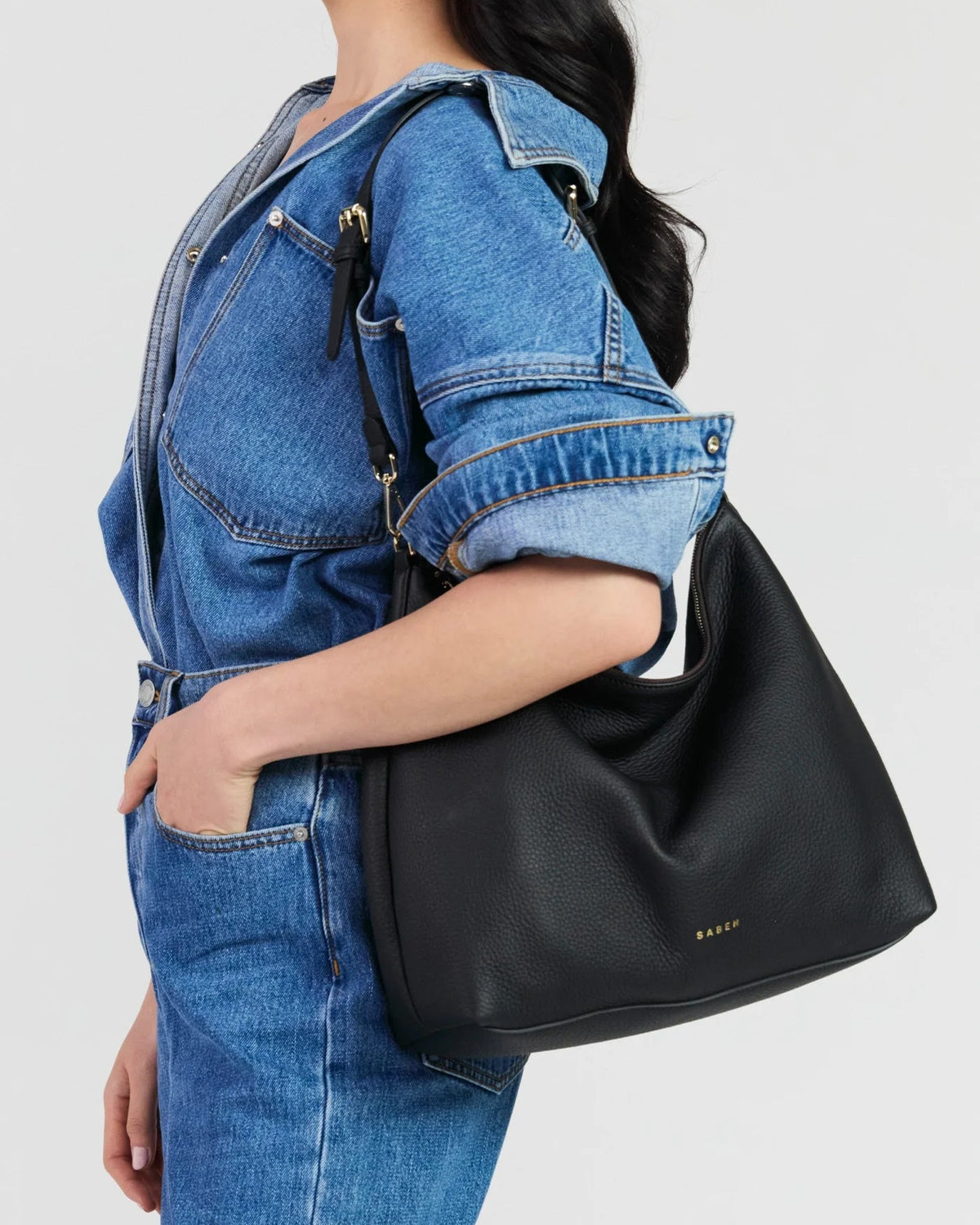 Miki Shoulder Bag | Black Luxe