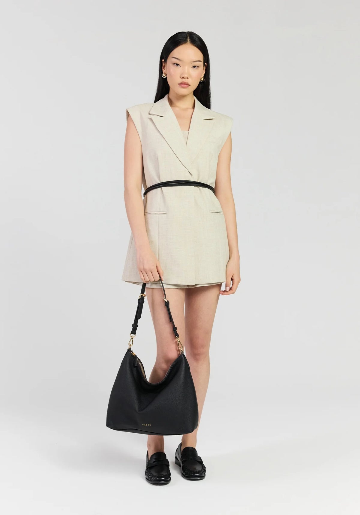 Miki Shoulder Bag | Black Luxe