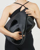 Knox Shoulder Bag | Black Lightly Milled