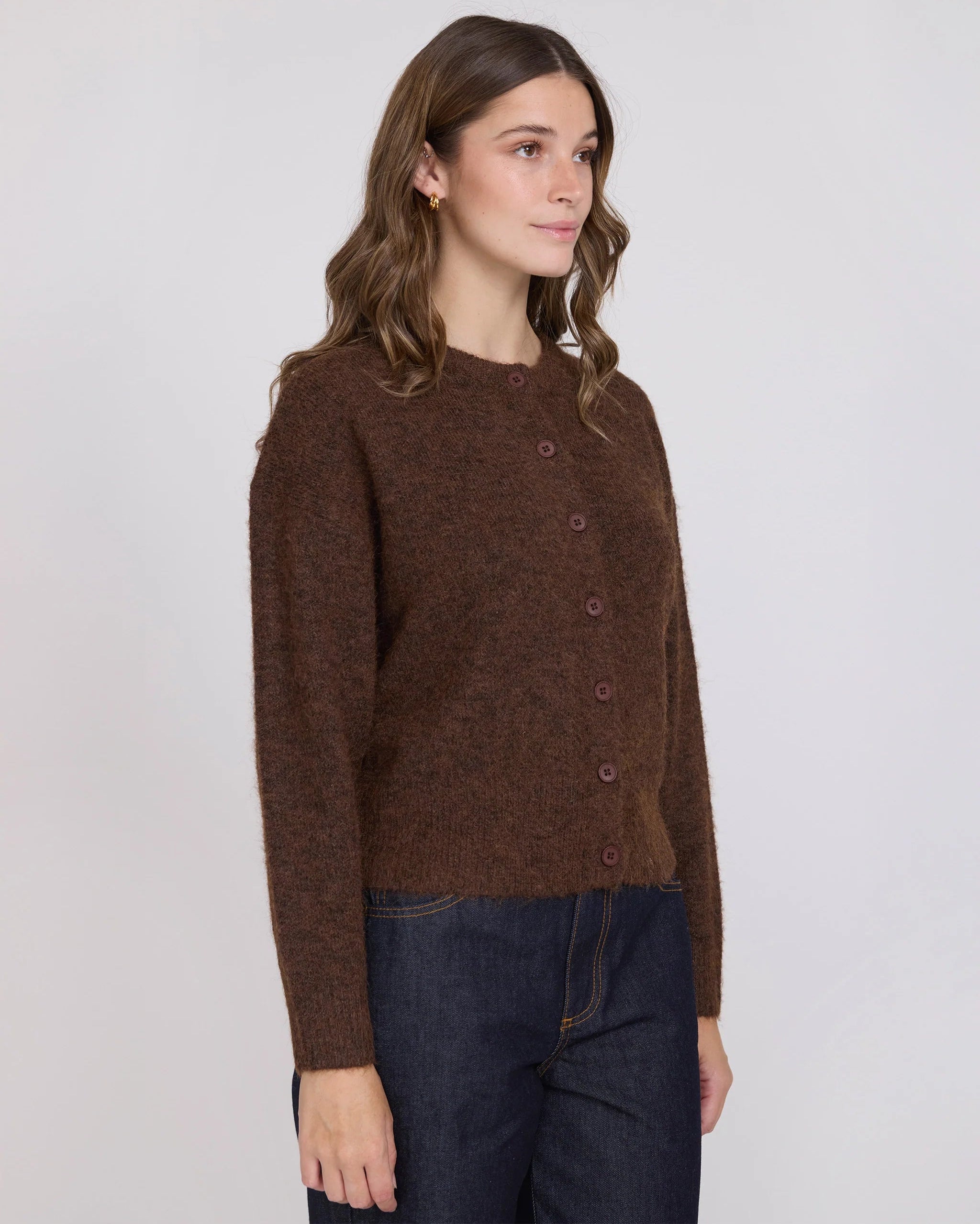 Coco Cardigan | Choc Marle