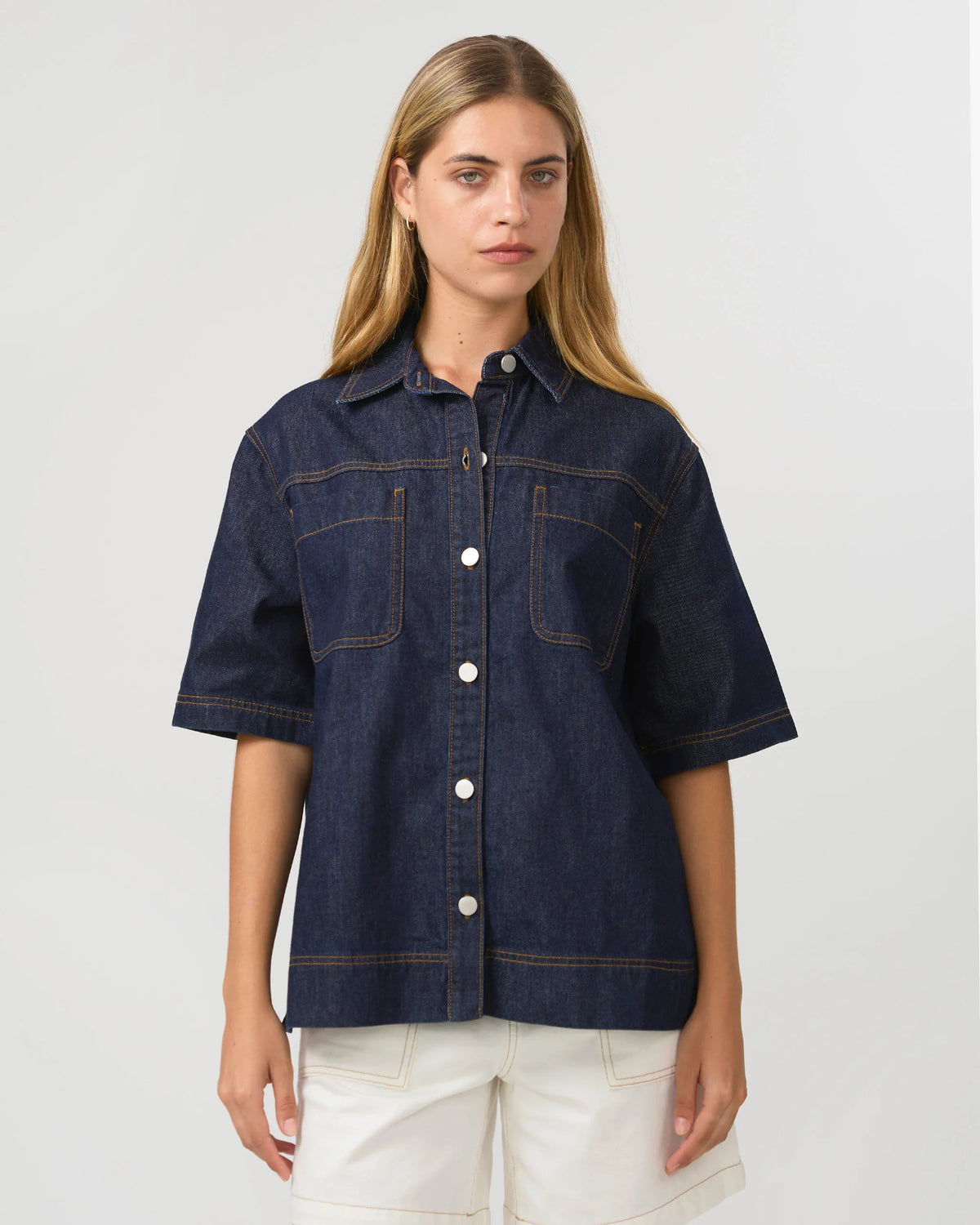 Reese Shirt | Indigo