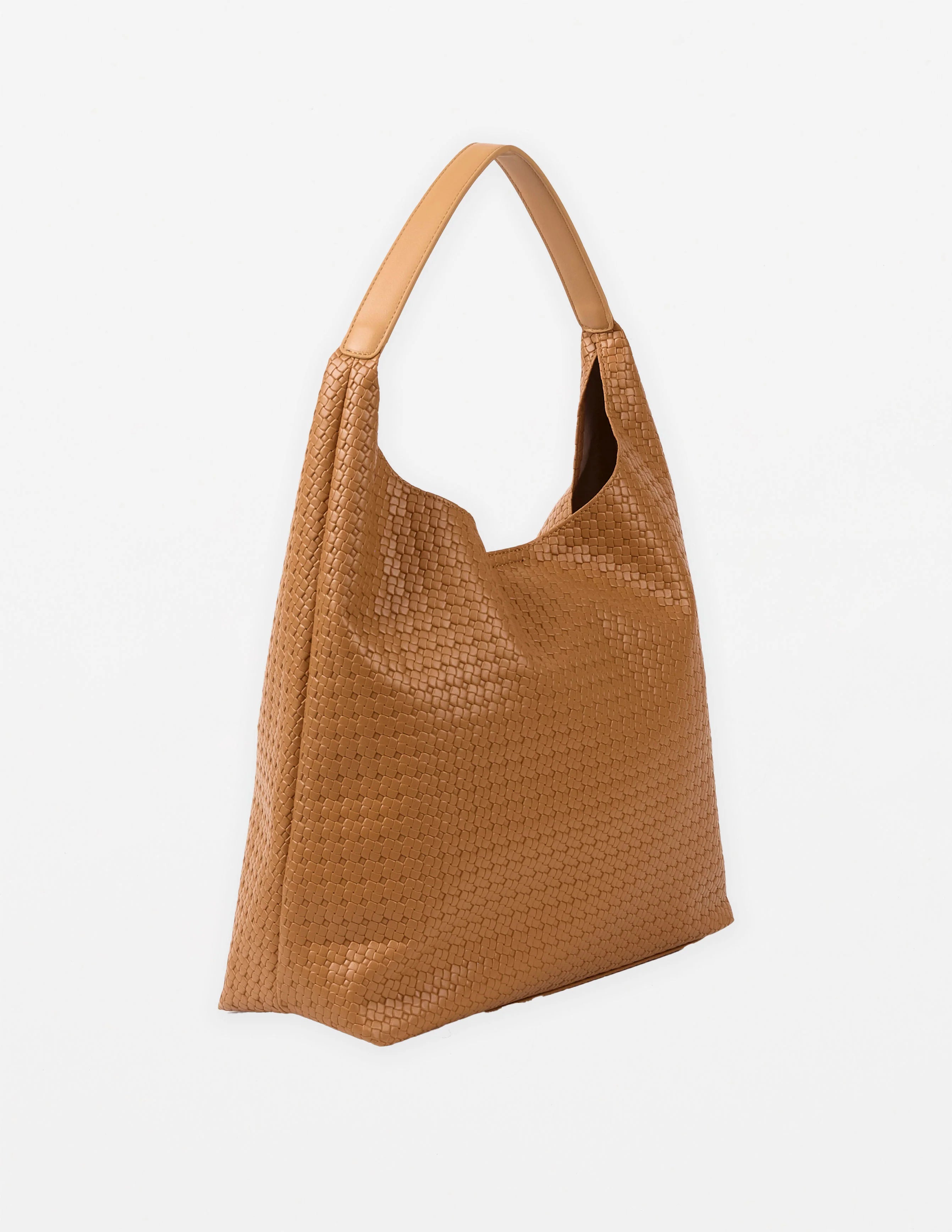 Astra Weave Tote | Caramel