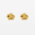 Large Rose Studs | Gold