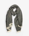 Scarf | Black & Grey Stripe