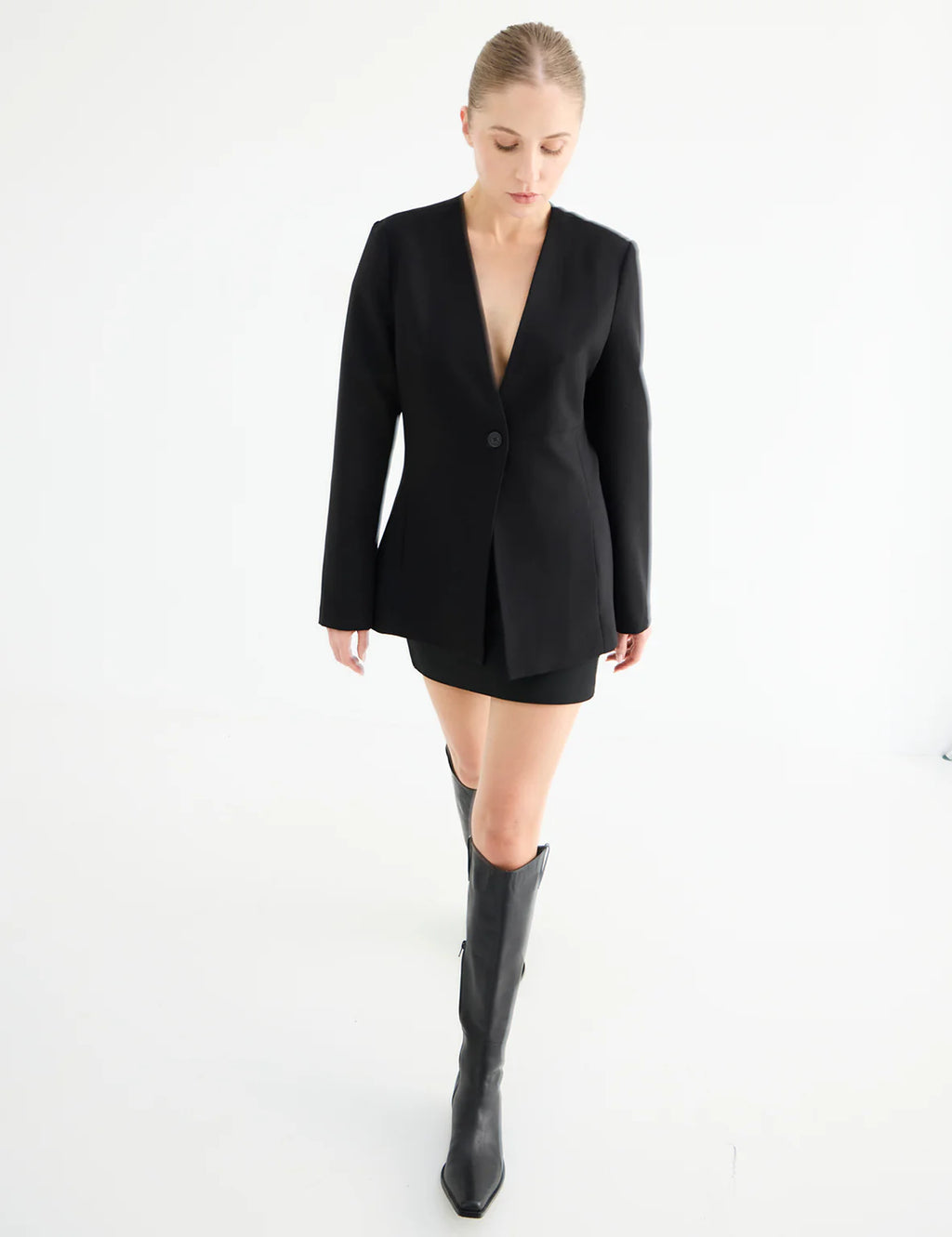 Simone Knee High Boot | Black