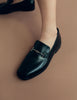 Suit Loafer | Black & Gold