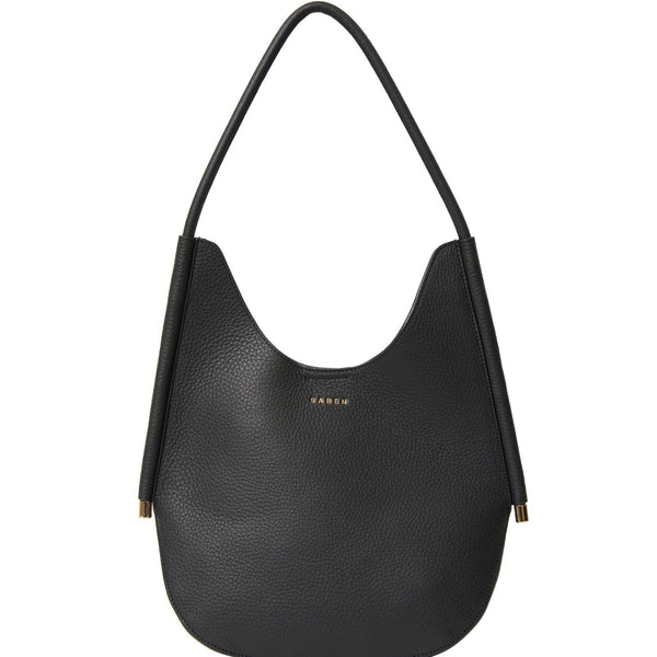 Asher Shoulder Bag | Black & Bronze