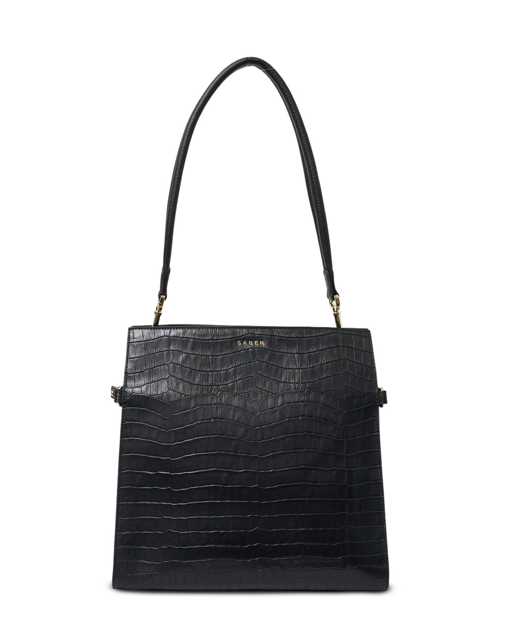 Beatrice Bag | Black Croc