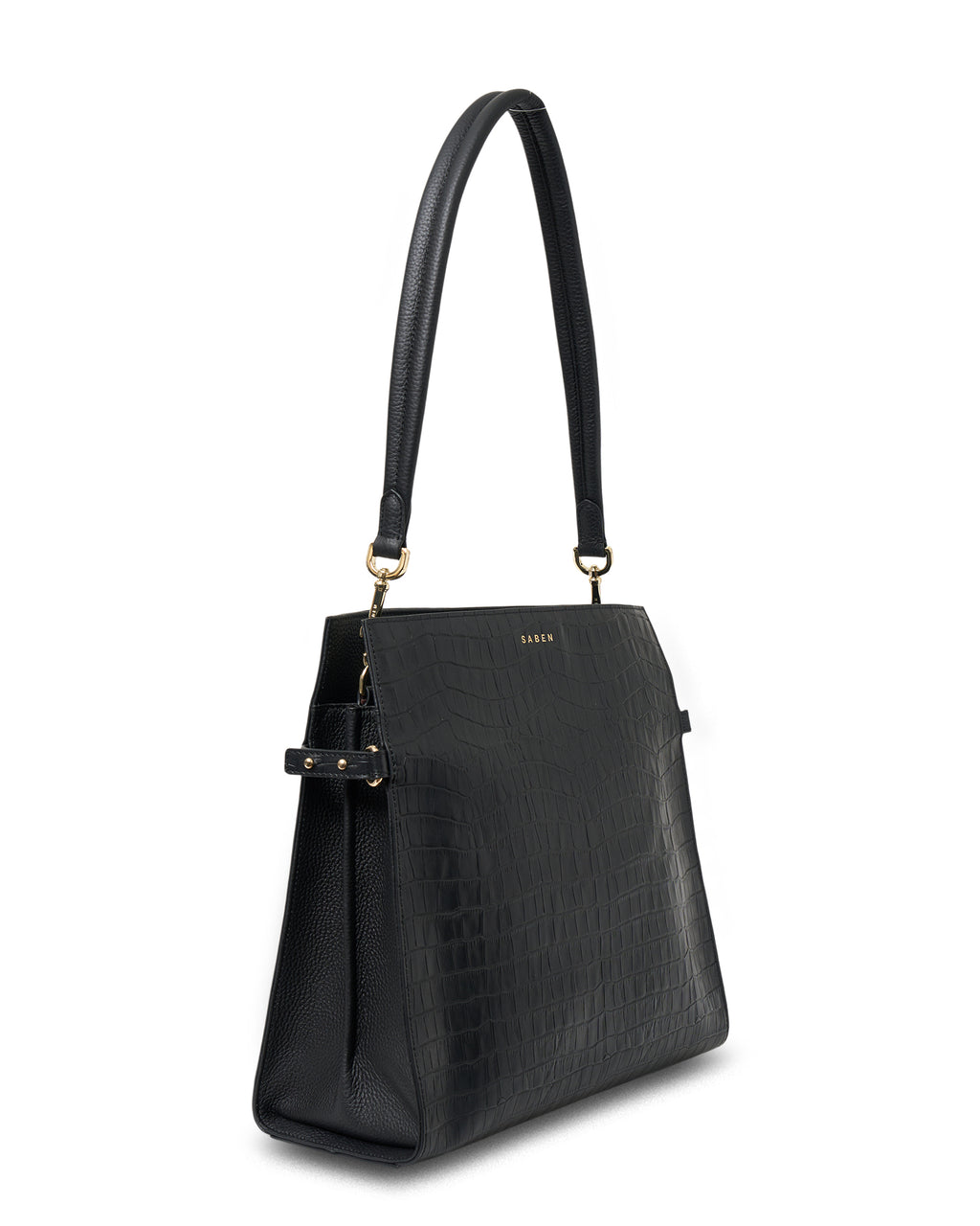 Beatrice Bag | Black Croc
