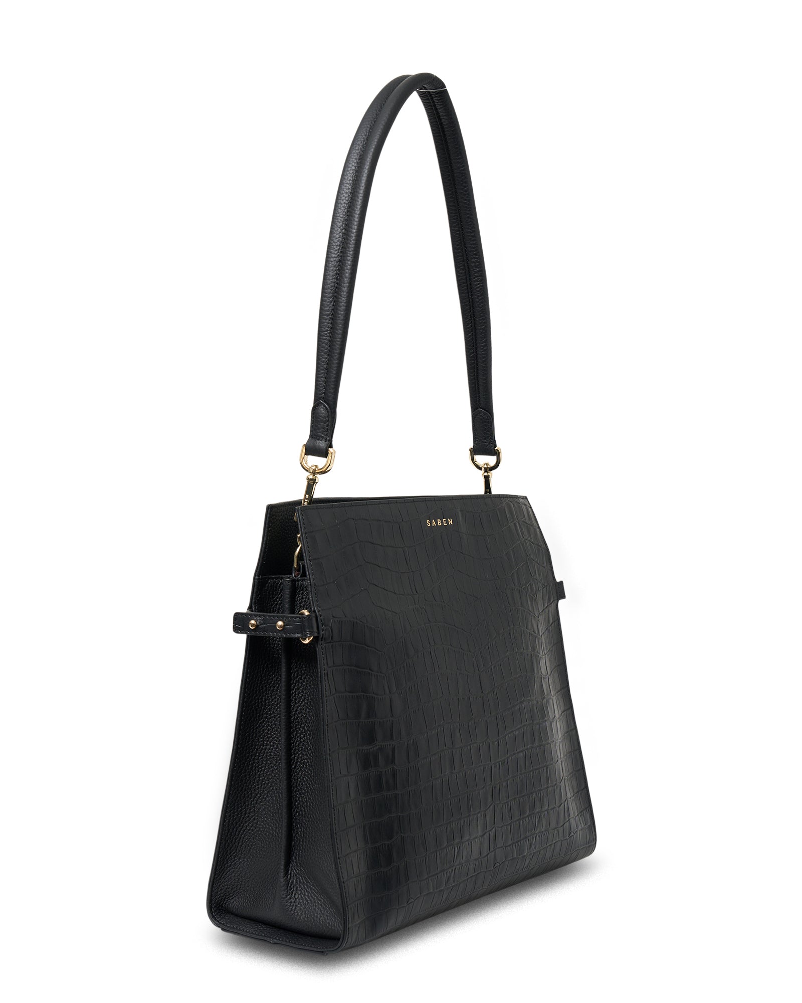 Beatrice Bag | Black Croc