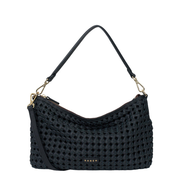 Claudia Crossbody | Black Braid