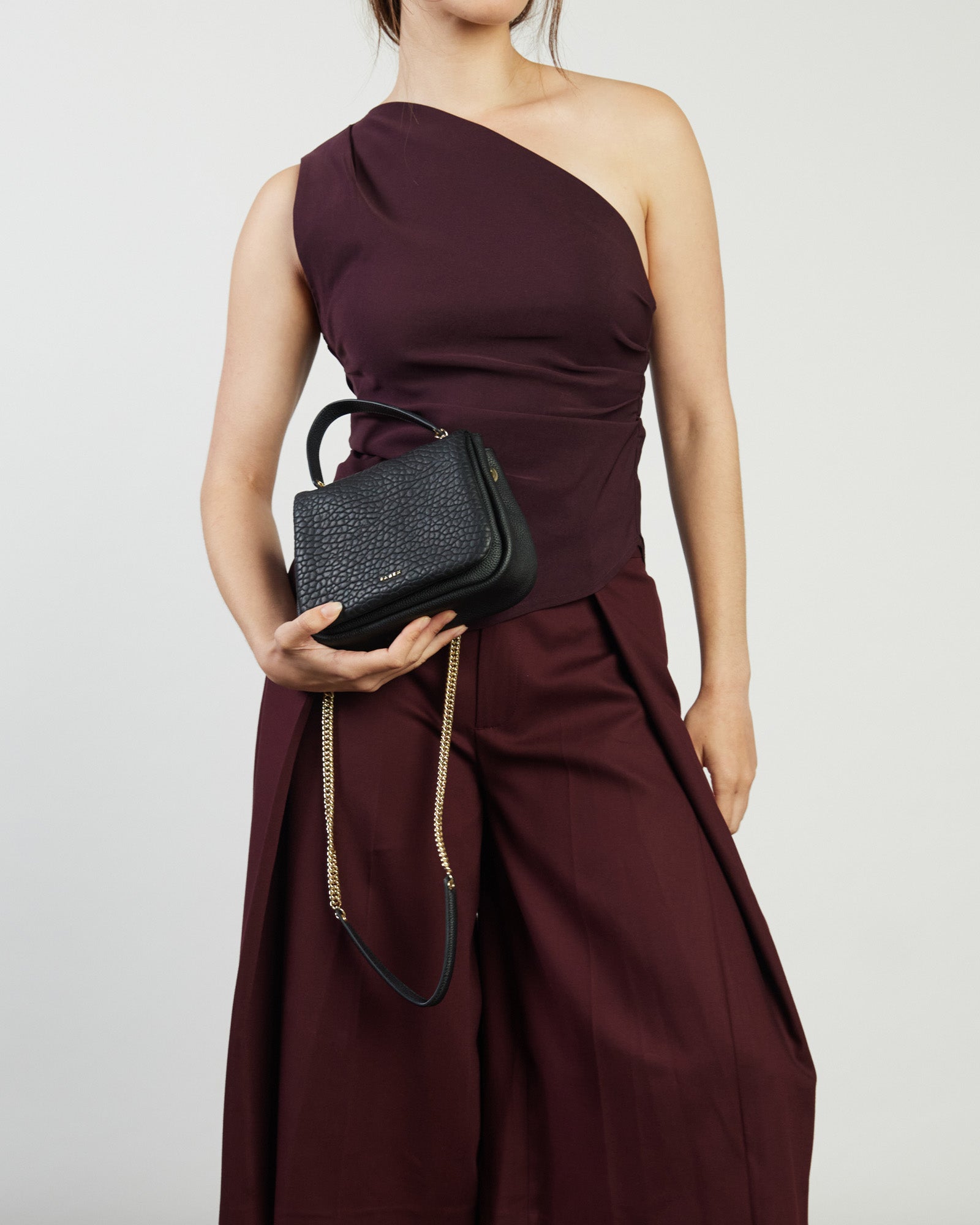 Flo Shoulder Bag | Black Bubble