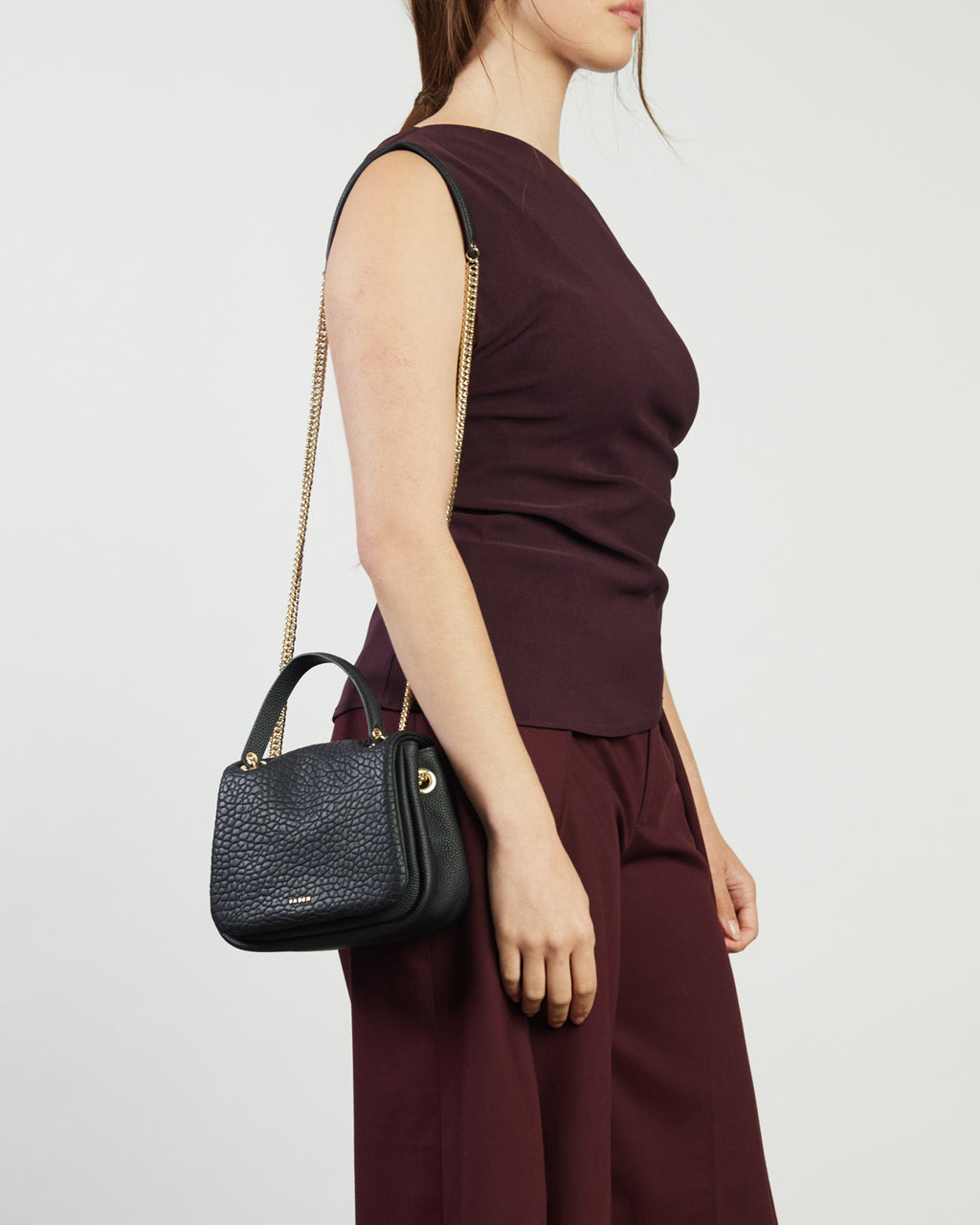 Flo Shoulder Bag | Black Bubble