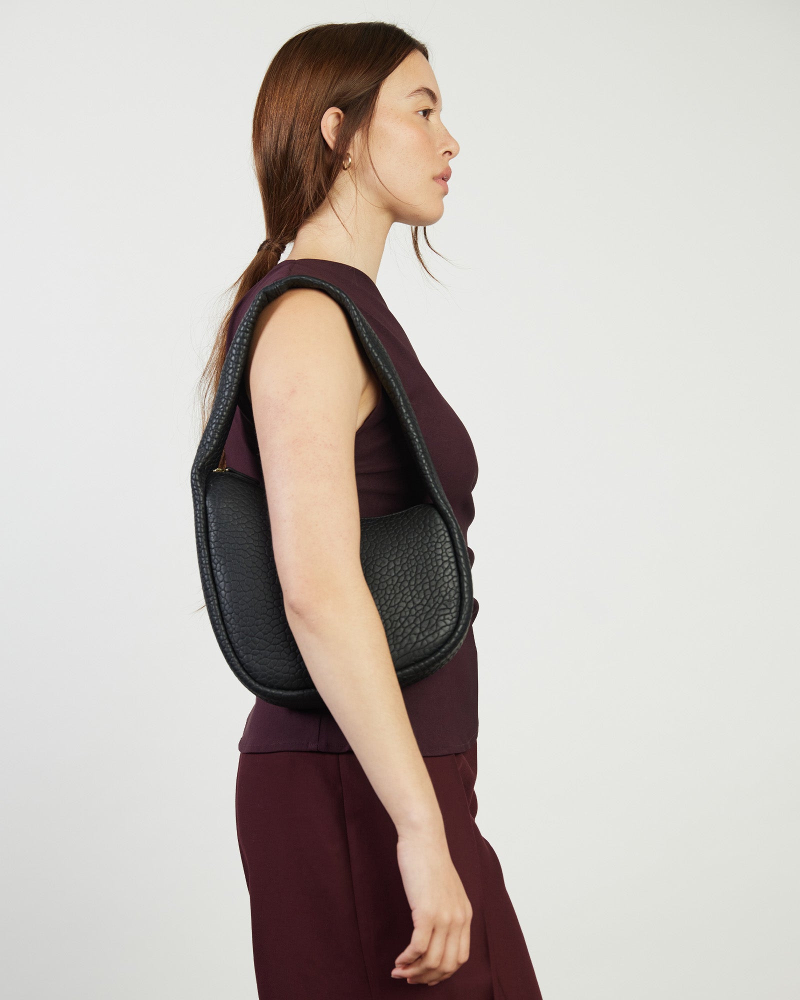 Harper Shoulder Bag | Black Bubble