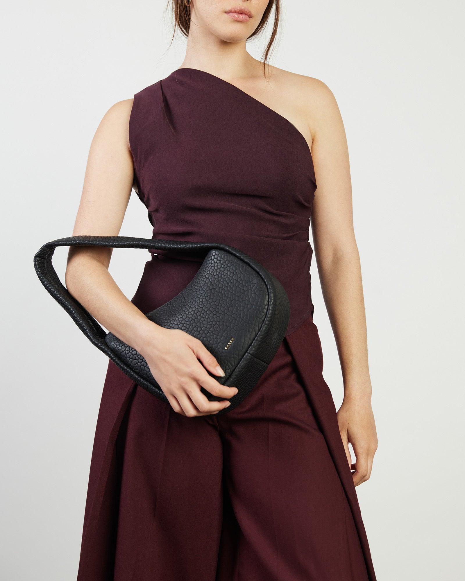 Harper Shoulder Bag | Black Bubble