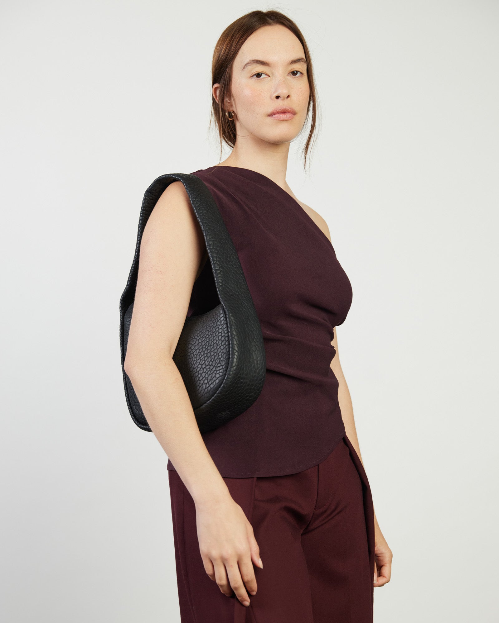 Harper Shoulder Bag | Black Bubble