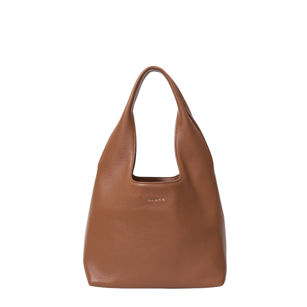 Kiki Shoulder Bag | Tan Lightly Milled