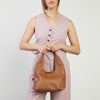 Kiki Shoulder Bag | Tan Lightly Milled