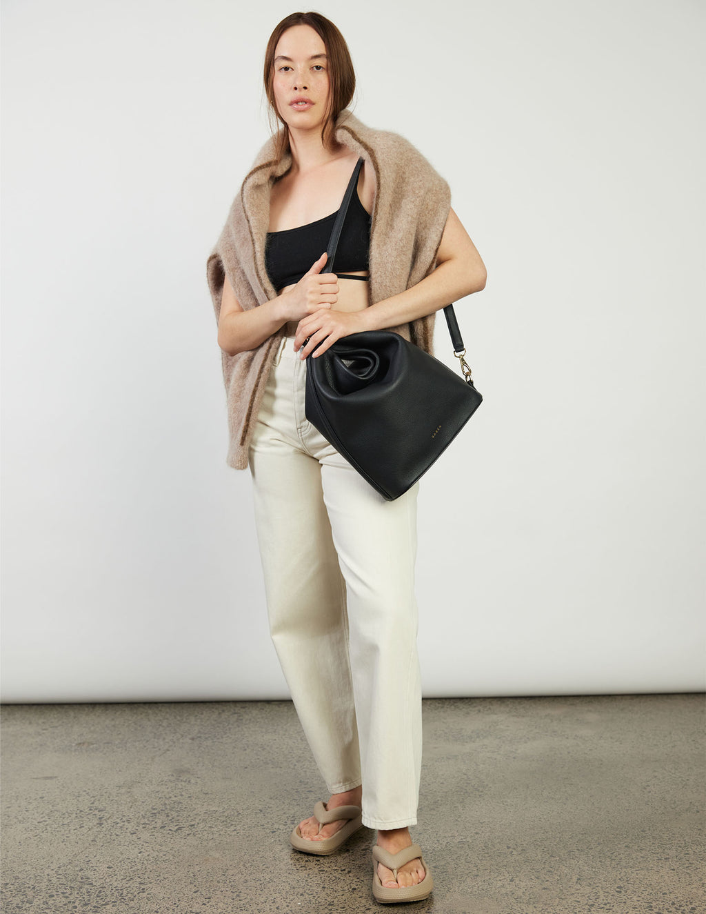 June Shoulder Bag | Black Luxe