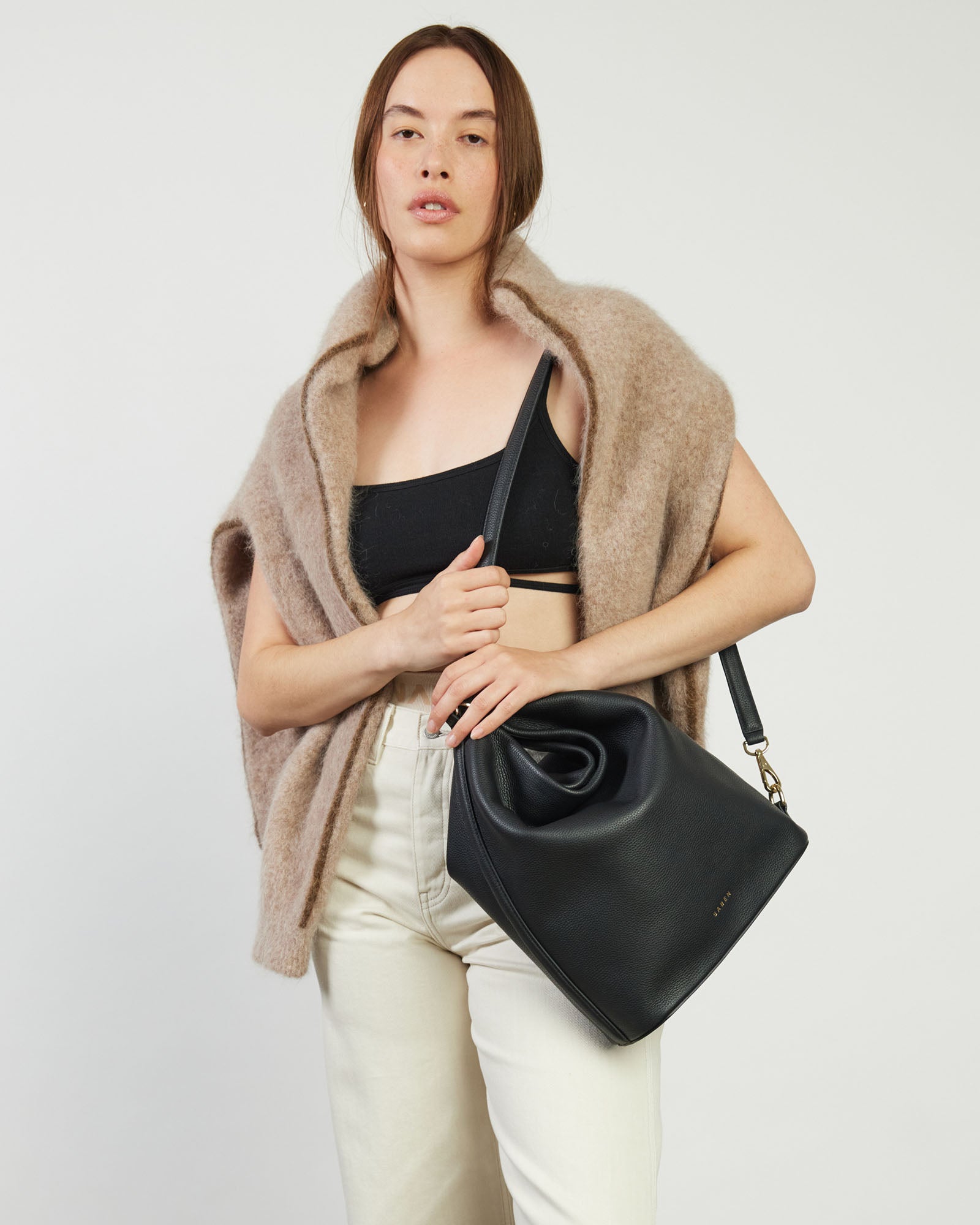 June Shoulder Bag | Black Luxe