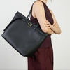 Tia Shoulder Bag | Black & Bronze