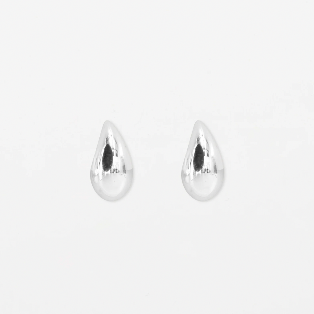 Tear Drop Earring | Silver