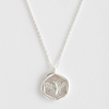 Honey Bee Pendant Necklace | Silver