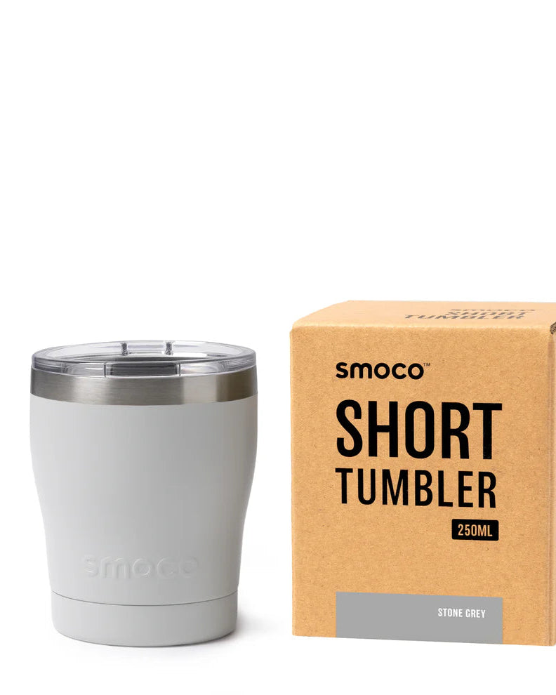 Smoco Short Tumbler 2.0 | Stone Grey