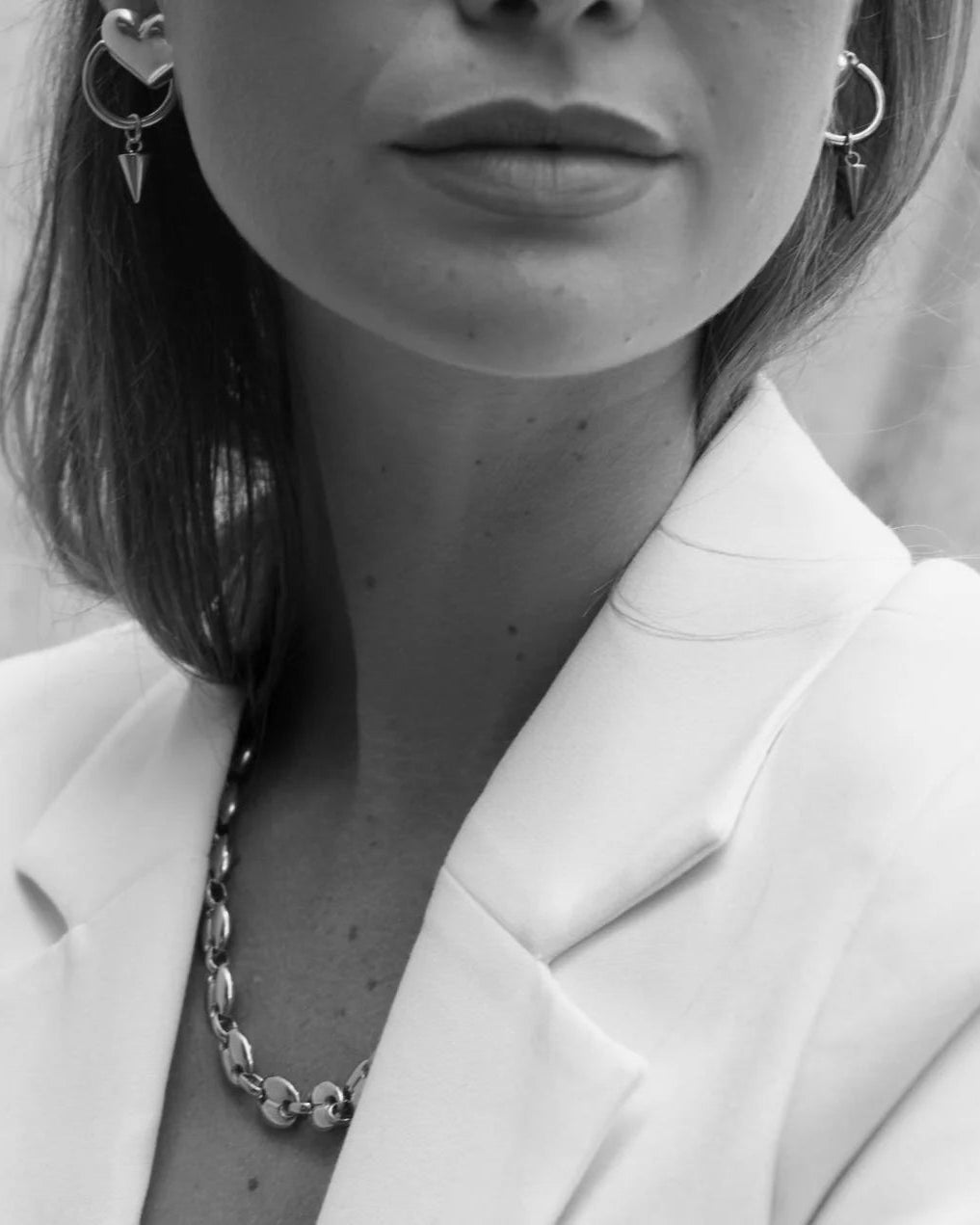 Two Tone Kate Hoops | Silver | Gold