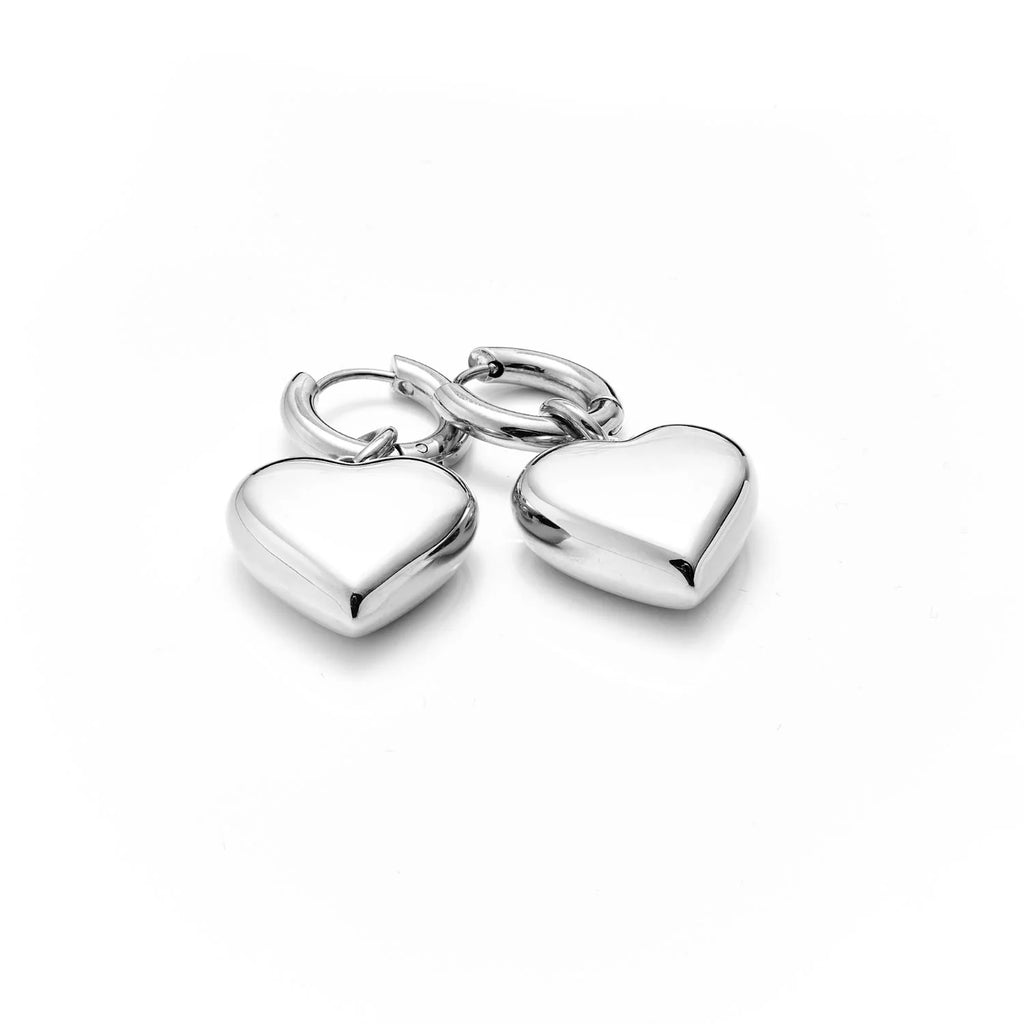 Bisous Hoops | Silver