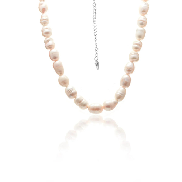 Blanc Necklace | Pearl & Silver