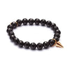 Charme Bracelet Trio | Black Onyx & Gold