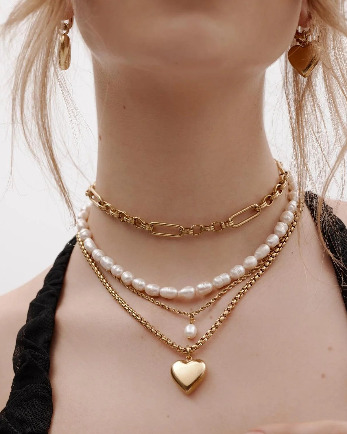 Bisous Necklace | Gold