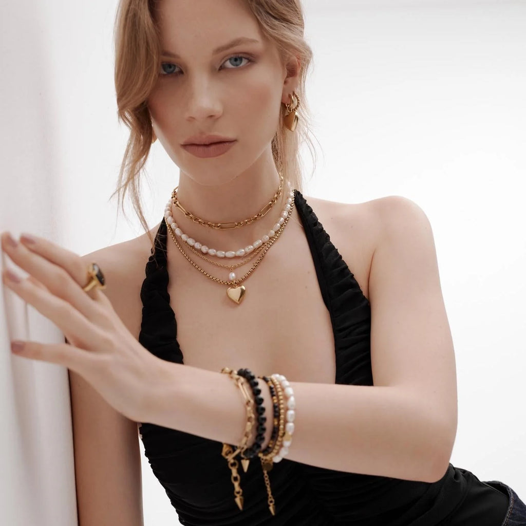 Bisous Necklace | Gold