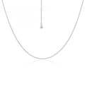Fine Rope Necklace | Silver