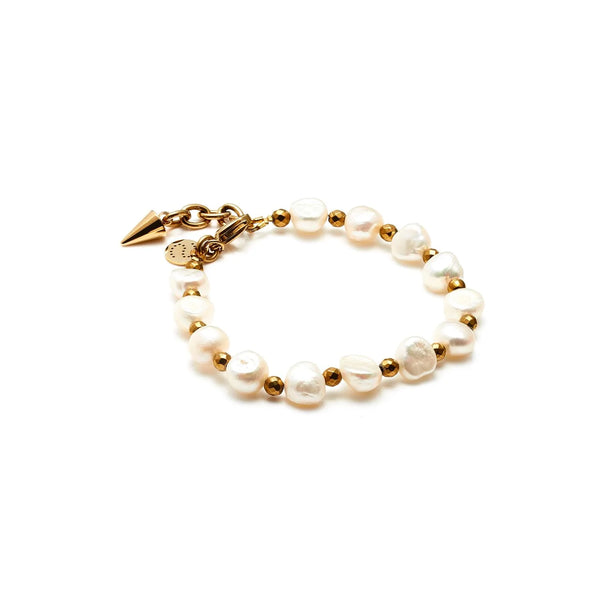 Lumina Bracelet | Pearl & Gold