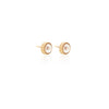 Radiant Pearl Studs | Gold