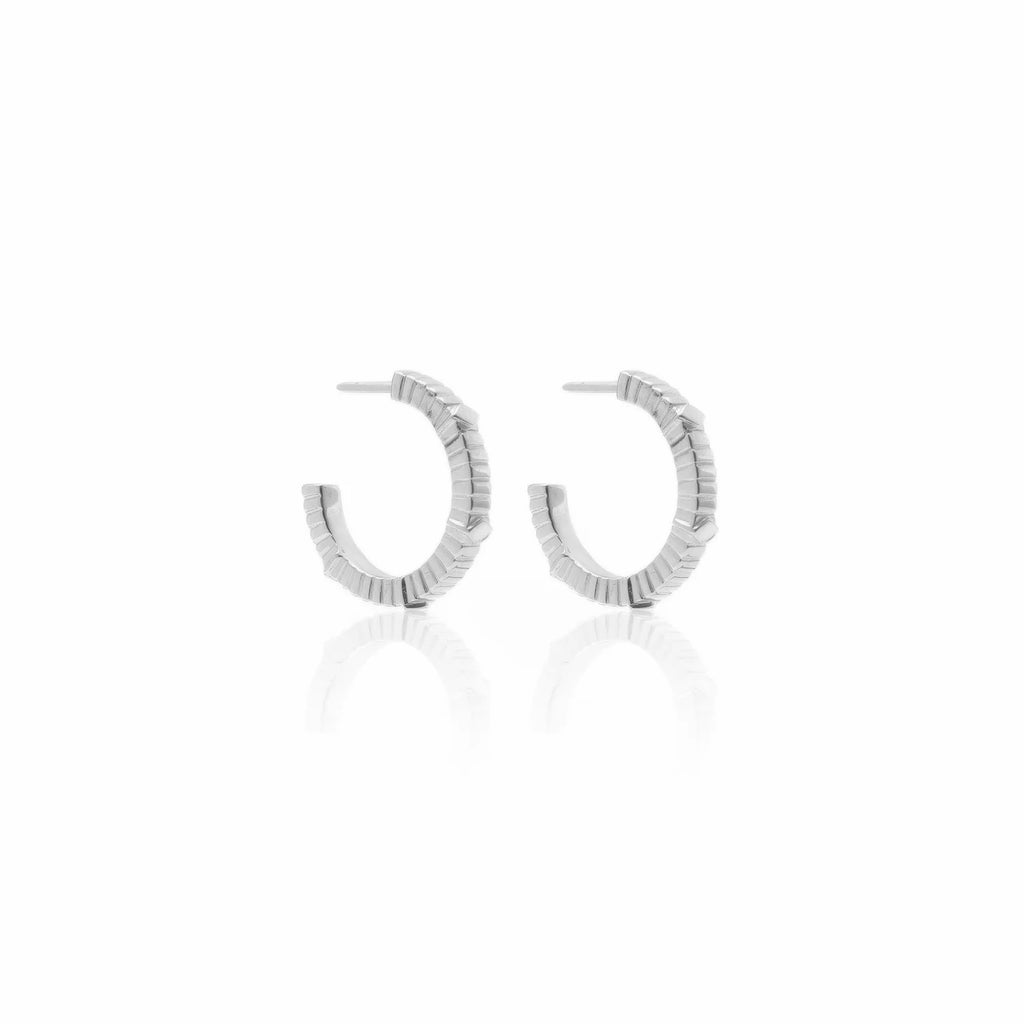 Unity Hoop Earrings | Silver