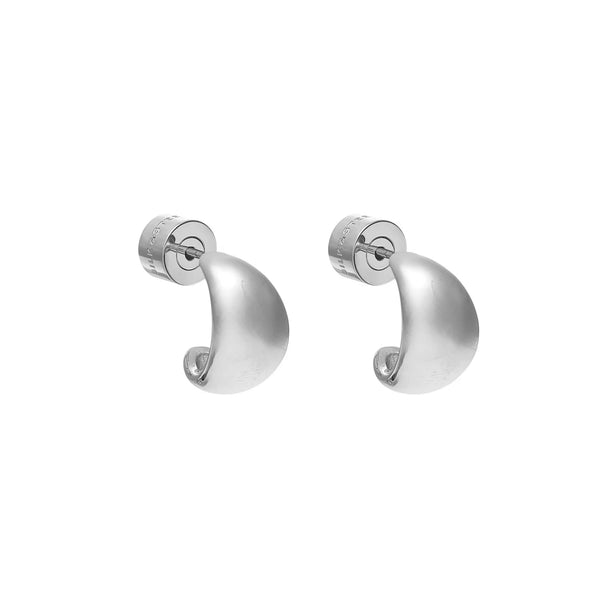 Dynamic Small Hoop Earrings | Silver