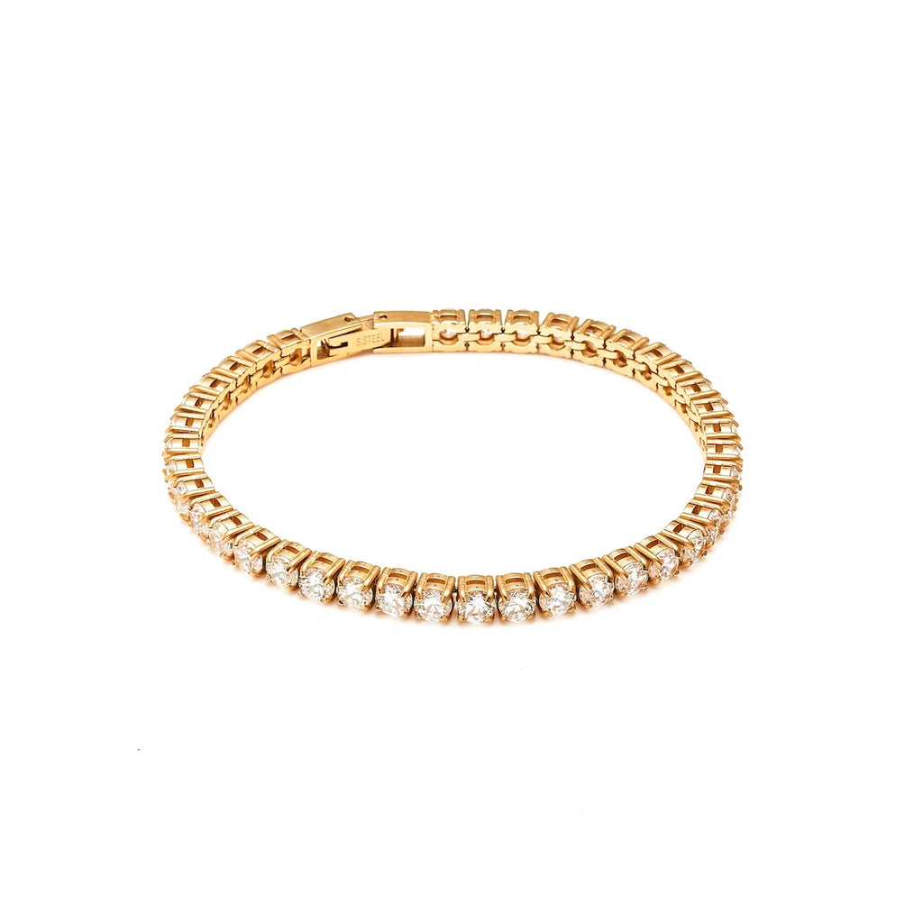 Tennis Bracelet | Gold