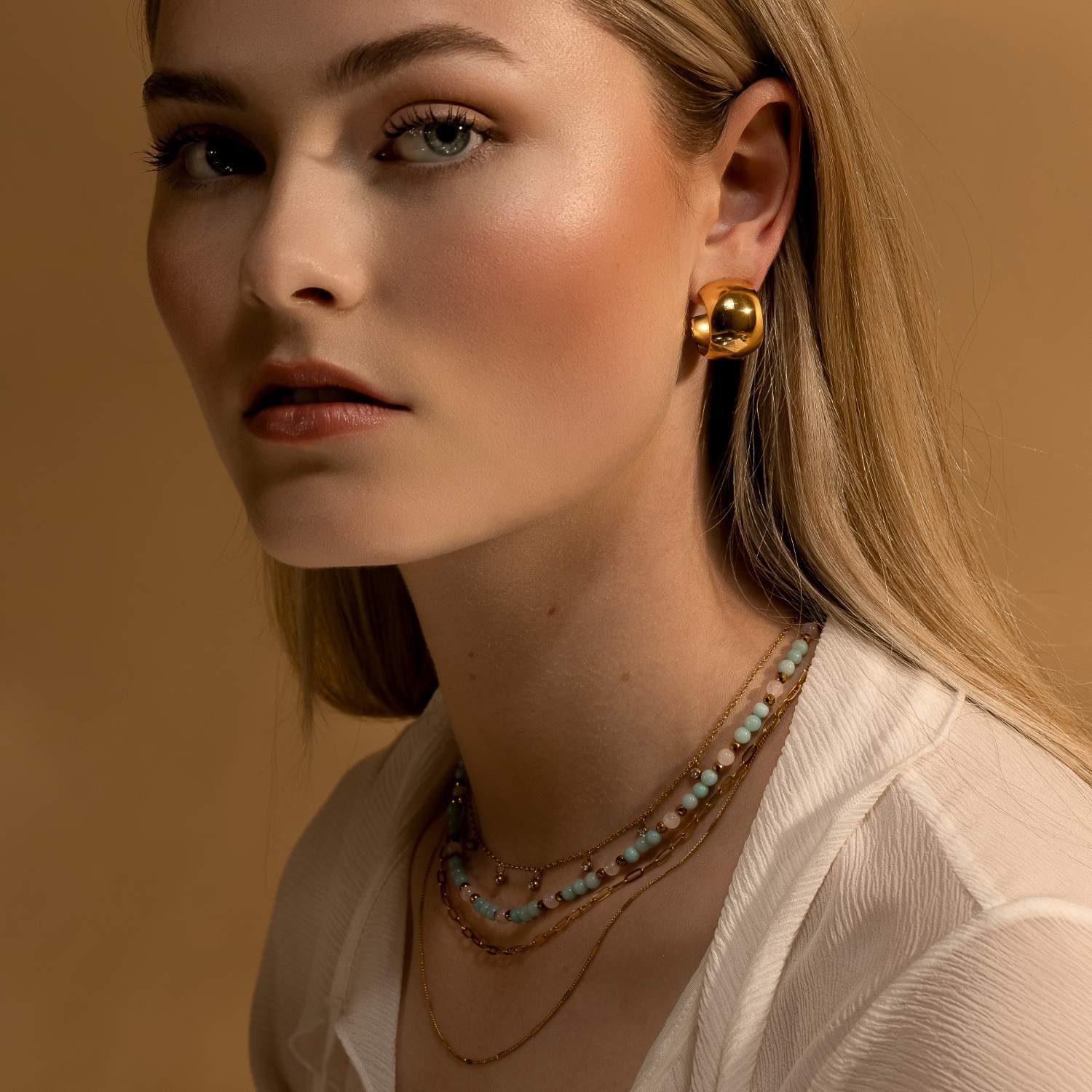 Sunkissed Hoops | Silver