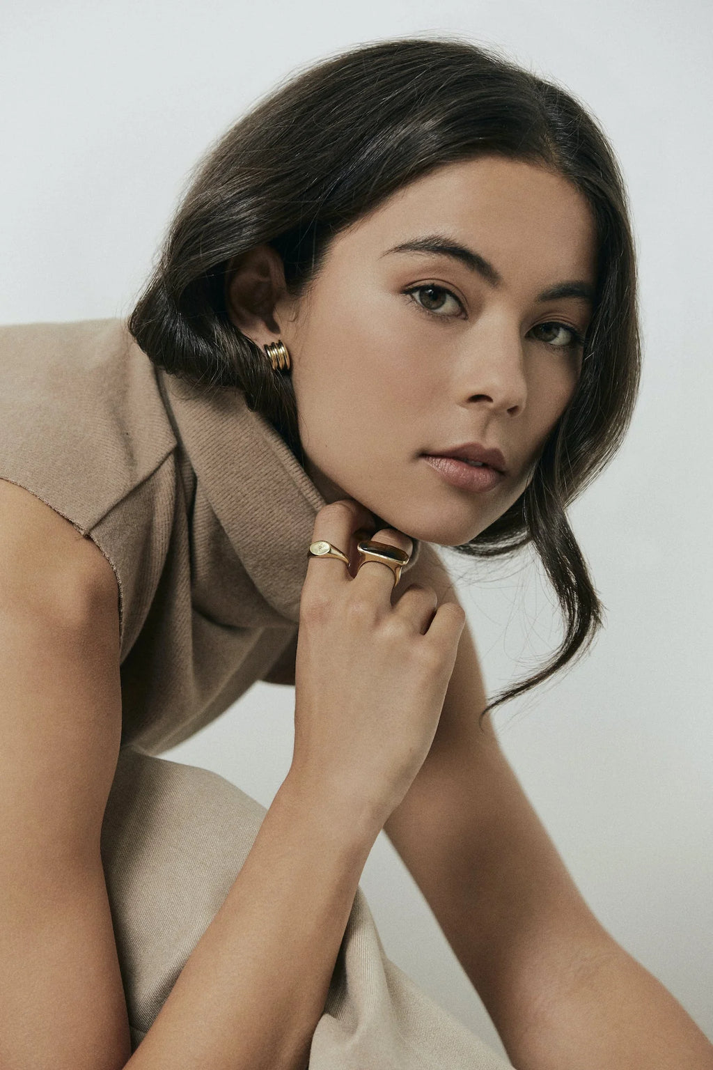 Guiding Star Signet Ring | Silver & White Topaz