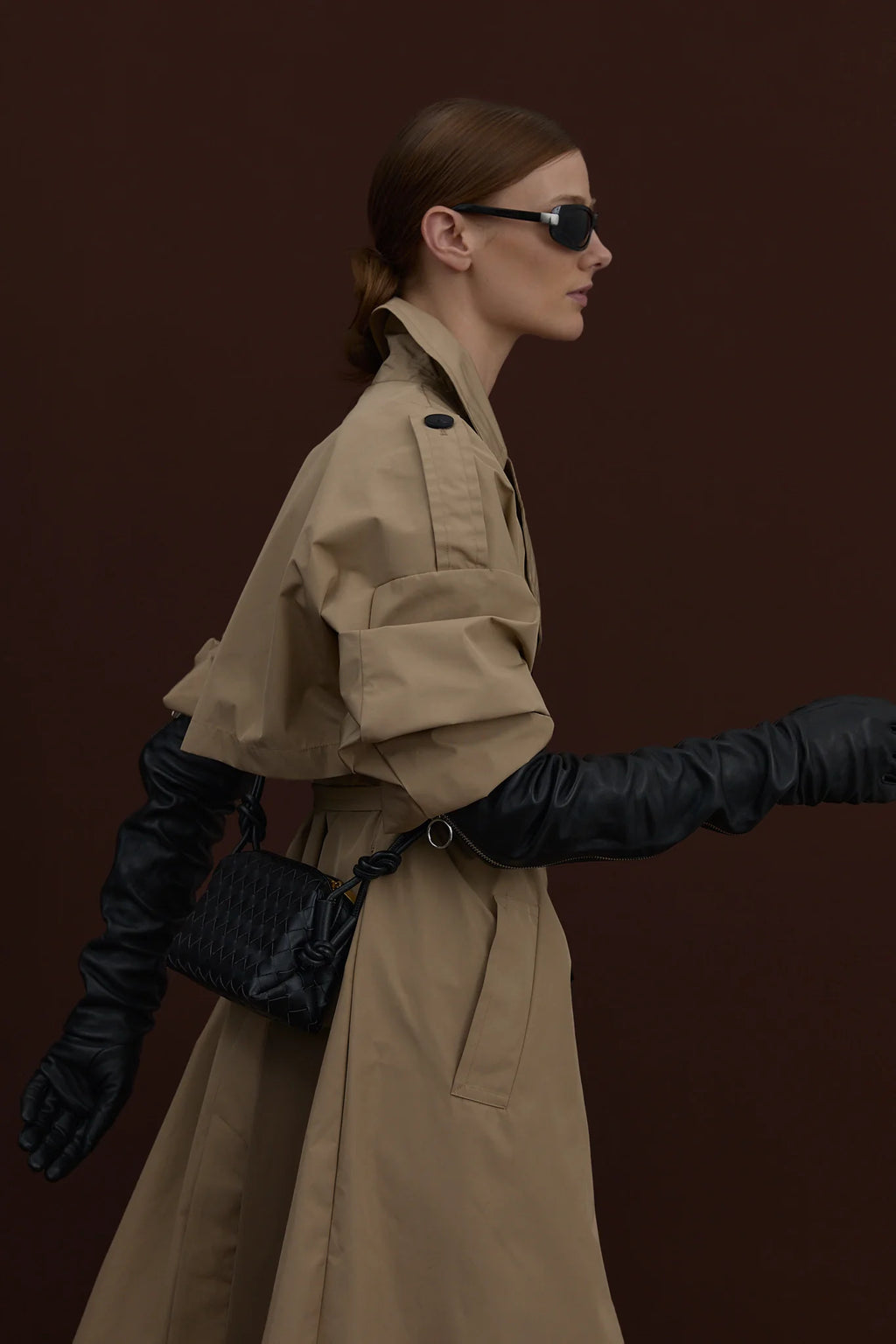 Woven Dumpling Bag | Black