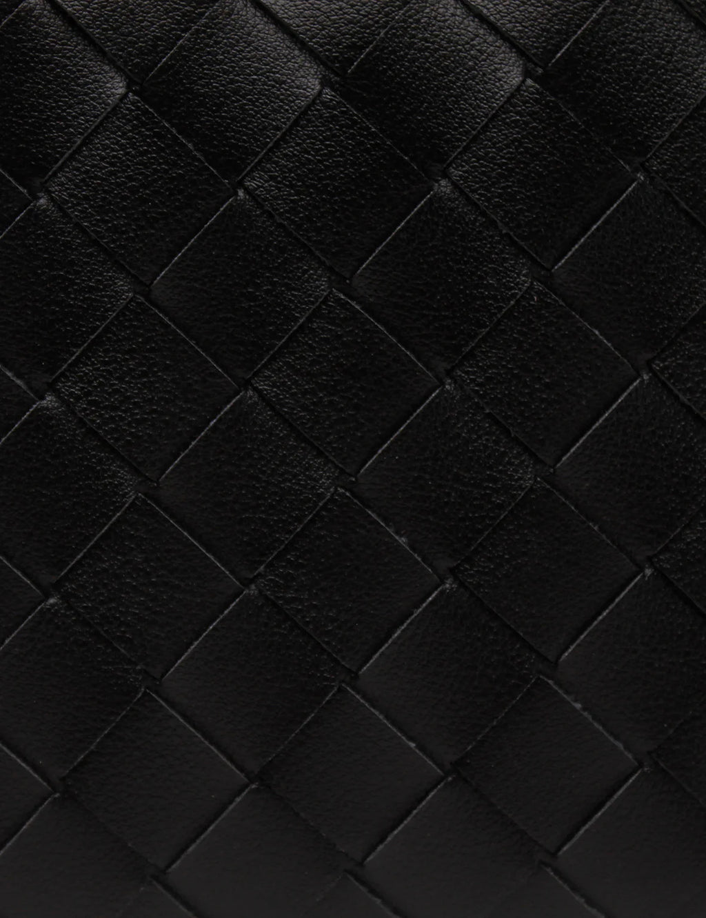 Woven Dumpling Bag | Black